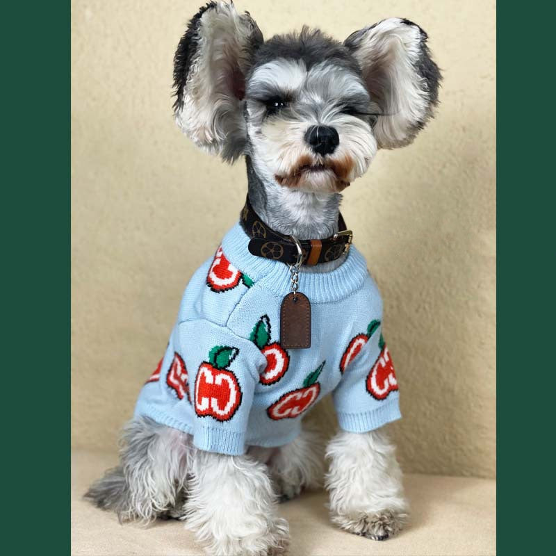 Autumn Winter Thick Knit Pet Sweater Warm Clothing