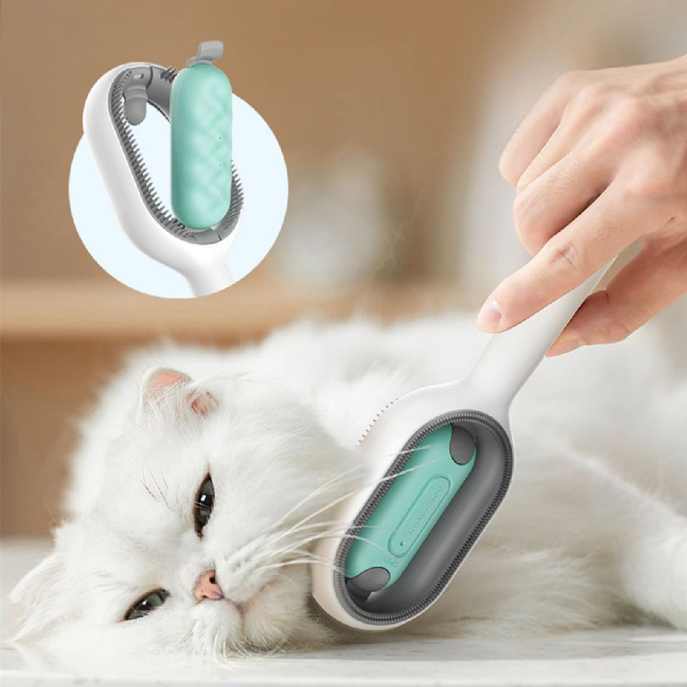 Pet Grooming Dematting Comb Hair Removal Brush With Tank For Pets
