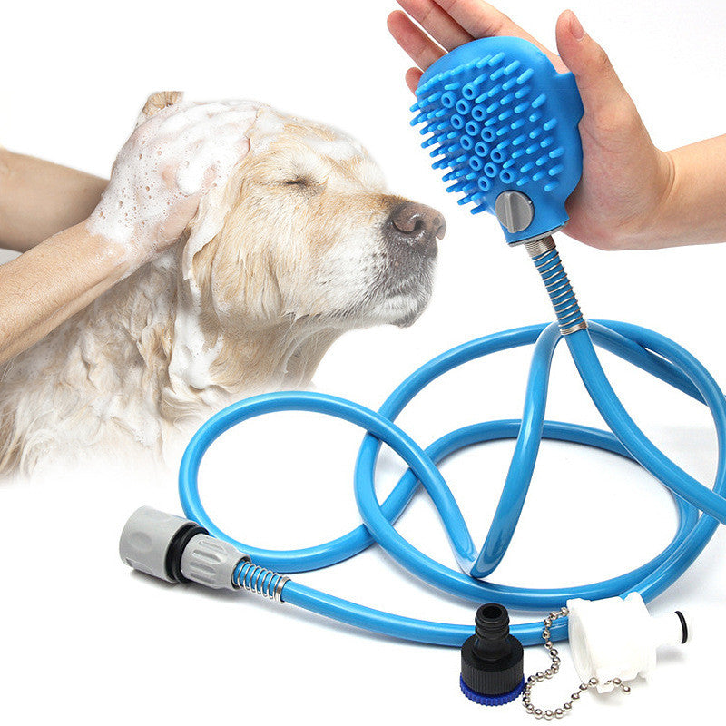 Outdoor Pet Bath Brush Cleaning Grooming Shower Tool
