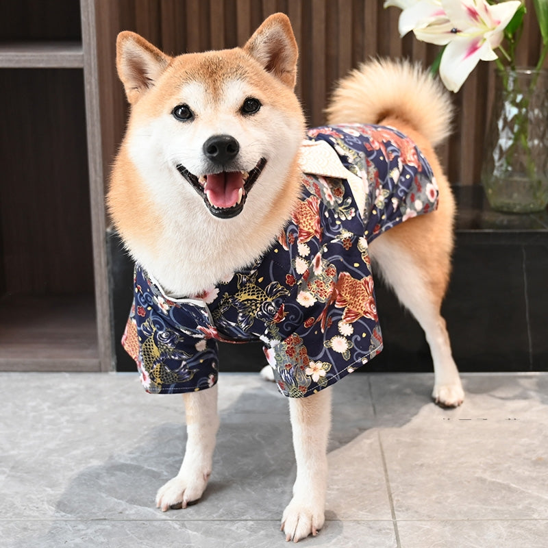 Pet Creative Printed Cotton Clothing Suit