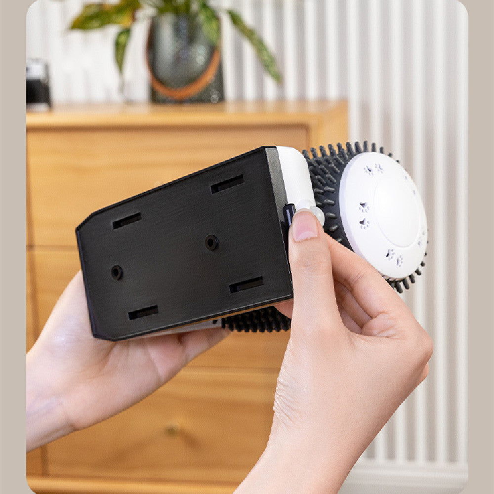 Automatic Pet Corner Self Grooming Wall Brush Scratcher Tool