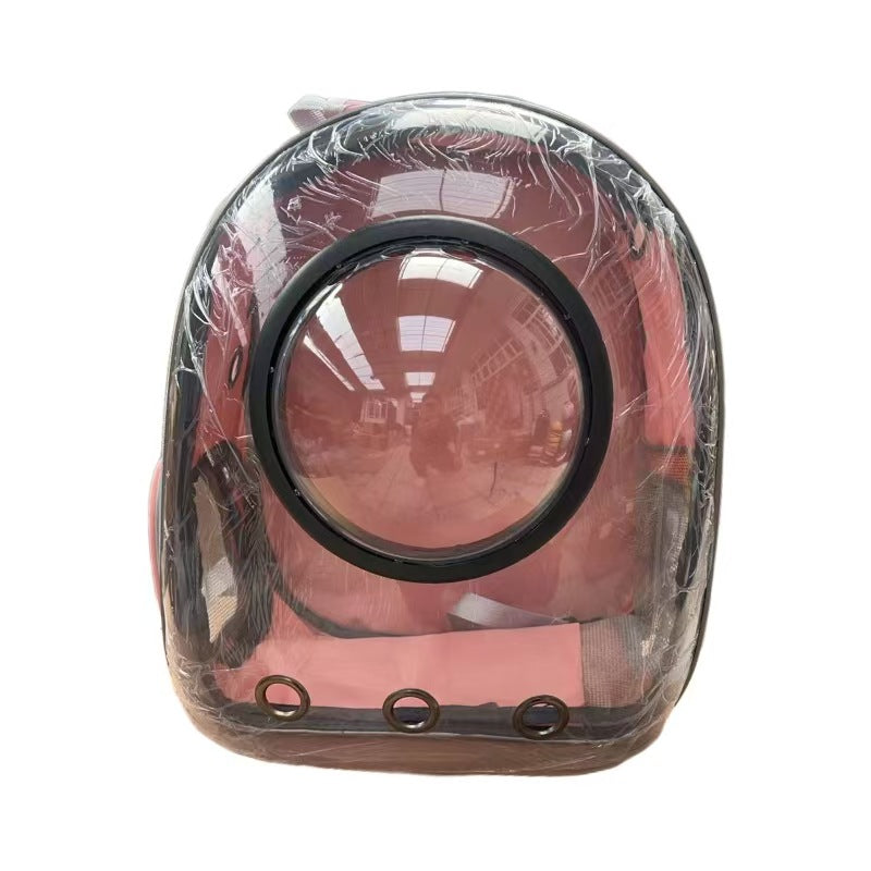 Transparent Skylight Pet Backpack Breathable Large Capacity Travel Carrier Bag